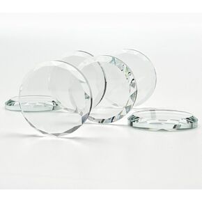 6-Pack Crystal Glass Pattern Weights for Sewing - Fabric Weights for Precision Dressmaking, Pattern Cutting & Crafting, Shatter-Resistant Sewing Accessories