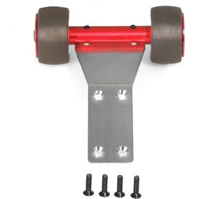 RC Car Head Up Wheel for ARRMA 1/18 Granite Grom RC for ARRMA 1/18 Typhon Grom RC Car Wheelie Bar Kit (Red)