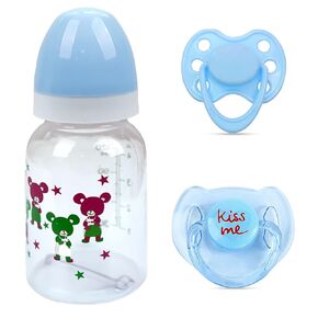 Pink Style Magnetic Packifier و Bottle Set 2 قطعة من إكسسوارات دمية الطفل من جديد للأطفال