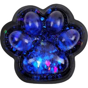 Cat Paw Squeeze Toy, Starry Sky Cat Paw Squish Toys Fun Squishy Pinch Taba Toy Fufu Kitty Paw Relaxing Stress Toy Kawaii Paw Fidget Toys for Kids Adults Halloween Easter Party Favors (Dazzling Blue) in Kuwait