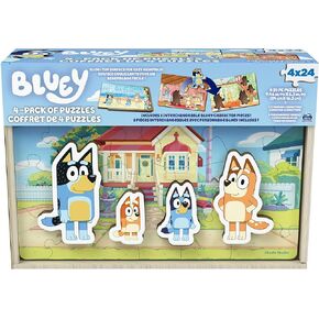 ألعاب ماجستير تدور ، Bluey Buzzles 12-Pack ، Bamsaw Buzzles لمرحلة ما قبل المدرسة ، الأعمار 4 وما فوق