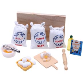 Luozzy 1:12 Dollhouse Miniature Flour Salt Calt