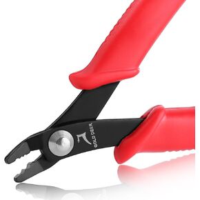 حبة الجرجر السجائر المجوهرات الجريئة Plier Micro Tube حبات 5 "مع الربيع مستقيمة المجوهرات عقص الأداة تجريمة الجزيرة لمدة 2 مم و 3 مم المجوهرات صنع الحرف اليدوية DIY in Kuwait