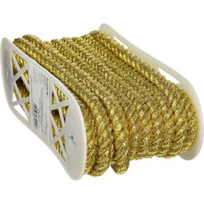 Wrights Jumbo Metallic Twisted Cord 1/2 "Wide 12 Yards-Gold