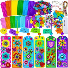 Winlyn 36 مجموعات زهرة الربيع مجموعات حرفية عيد الفصح DIY ثلاثية الأبعاد Tuilp Sunflower Flower Flowerlks الحلي مجموعات الفن مجموعات الرغوة الفنون والحرف اليدوية للأطفال البالغين أنشطة الفصول الدراسية الحفلات.