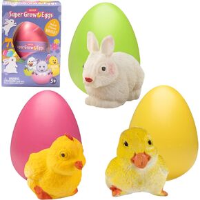 Easter Grow Pets For Kid Egg Hunt- 1 Pk- Hatch Surprise Animals That Expand 5-6x in Water- Bunny, Chick or Duck- Great Candy Alternative & Basket Stuffers- Make Your Next Scavenger Hunt Extra Special! in Kuwait