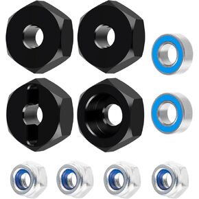 1/16 RC Car 12mm Whex Hex Hub محولات لـ 1/16 Losi Mini JRX2/JRX