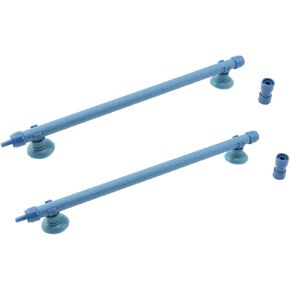 2PCS Aquarium Bubble Wall Air Stone Stick 10 Inch Blue Atomizing Bubble Strip Diffuser Strip Fish Aquarium Bubble Release Diffuser Stick Tube Fish Aquarium Hydroponics Pump