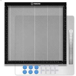 Honeycomb Laser Bed 500x500mm Honeycomb Working Table with Aluminum Panel for Laser Cutter Engraver Accessories, Desktop Protection, Fast Heat and Smoke Dissipation 19.68"x19.68"