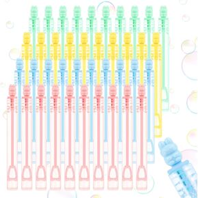 40 PCS Bunny Bubble Wands ، Mini Bubble Party Favors Wand Hlowing Sticks Bulk for Kids Adults Summer Birthday Supplies