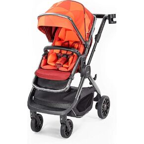 Diono Quantum2 3-in-1 Multi-Mode Stroller for Baby, Infant, Toddler Stroller, Car Seat Compatible, Adaptors Included, Compact Fold, XL Storage Basket, Black Cube in Kuwait