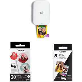 Canon Ivy 2 Mini Photo Printer ، طباعة من أجهزة iOS & Android متوافقة