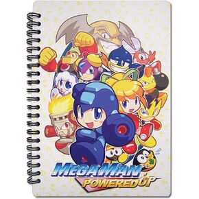 Great Eastern Entertainment Megaman مدعومًا كبيرًا- دفتر الفن الرئيسي متعدد الألوان ، 10 "