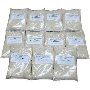 11 lb Dubia Roach & Cricket Feed - High-Protein Insect Chow for Feeder Insects - Individually Packaged, Odor-Free, and Colony Booster