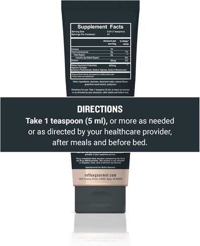 Mint Chocolate Rescue All-Natural Alginate Therapy, Acid Reflux, GERD, LPR, Heartburn Relief, Made from All Natural Ingredients Considered Safe for Children and Pregnant Women in Saudi Arabia