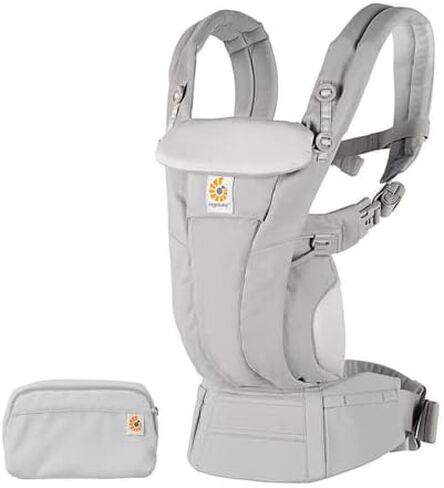 Ergobaby Omni Dream All Carry Positions SoftTouch Cotton Baby Carrier with Enhanced Lumbar Support (7-45 Lb), Natural Linen in Kuwait