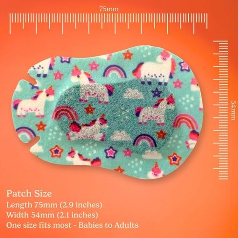 Speckles- HIDE&SEE Kids Eye Patches (Dinosaur) Fun & Comfortable Hypoallergenic Patches for Amblyopia & Strabismus Treatment, IMAGINE Pack for Boys & Girls includes motivational Reward Chart (50 Pack) in Kuwait