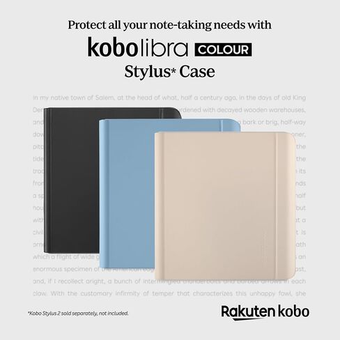 Kobo Libra Colour SleepCover Case | Garden Green Basic | Sleep/Wake Technology | Vegan Leather | Compatible with 7 Inch Kobo Libra Colour eReader in Kuwait