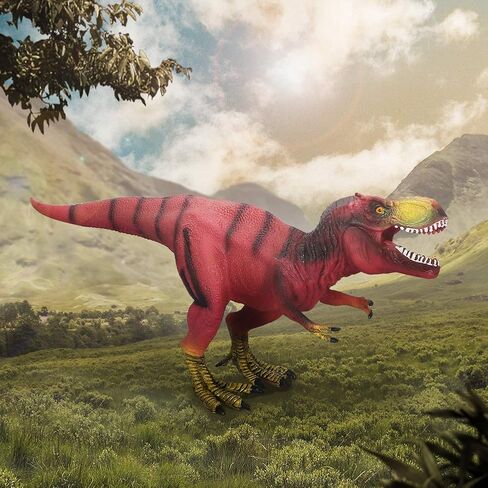 Jurassic Dinosaur Figure - Realistic T-Rex Toys, Simulation Action Figure Model for Children's Gifts in Saudi Arabia
