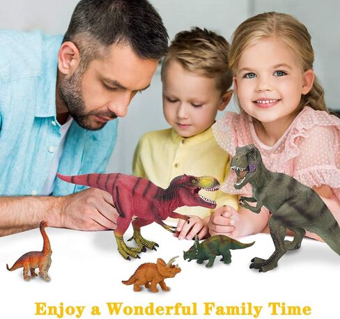 Jurassic Dinosaur Figure - Realistic T-Rex Toys, Simulation Action Figure Model for Children's Gifts in Saudi Arabia