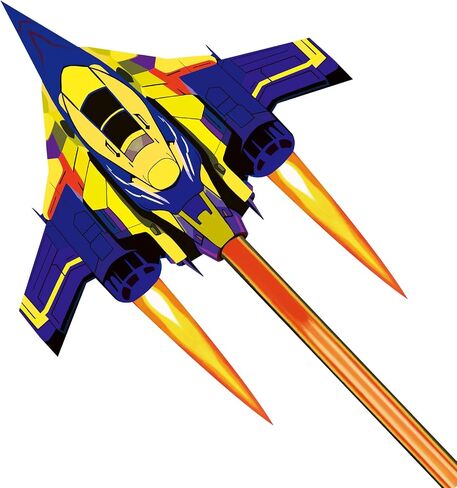 Besra Colorful Plane Kite Line Single Line سهلة الطيران طائرة نايلون طائرة ورقية للأطفال والكبار الطائرات الورقية in Kuwait
