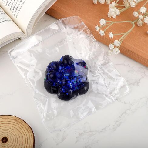 Cat Paw Squeeze Toy, Starry Sky Cat Paw Squish Toys Fun Squishy Pinch Taba Toy Fufu Kitty Paw Relaxing Stress Toy Kawaii Paw Fidget Toys for Kids Adults Halloween Easter Party Favors (Dazzling Blue) in Kuwait