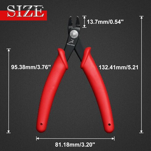 حبة الجرجر السجائر المجوهرات الجريئة Plier Micro Tube حبات 5 "مع الربيع مستقيمة المجوهرات عقص الأداة تجريمة الجزيرة لمدة 2 مم و 3 مم المجوهرات صنع الحرف اليدوية DIY in Kuwait