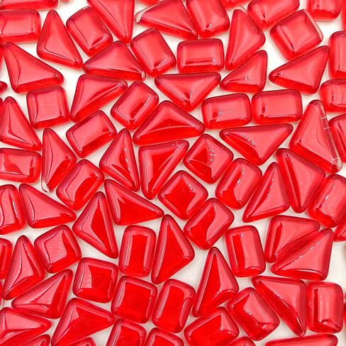 500g/1.1lb Crystal Glass Mosaic Tiles,Glass Mosaic Pieces for Crafts,Irregular Mosaic Pieces for Home Decoration or DIY Crafts,Mosaic Making Supplies. (Mixed Color) in Saudi Arabia