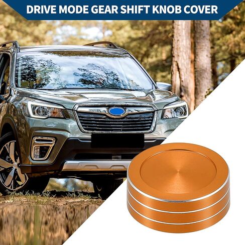 Drive Mode Gear Shift Control Switch Knob Cover Ring for Subaru Forester 2019-2022 / Interior Decal Trim/Stylish Aluminum Alloy / 1 Pcs Blue in Saudi Arabia