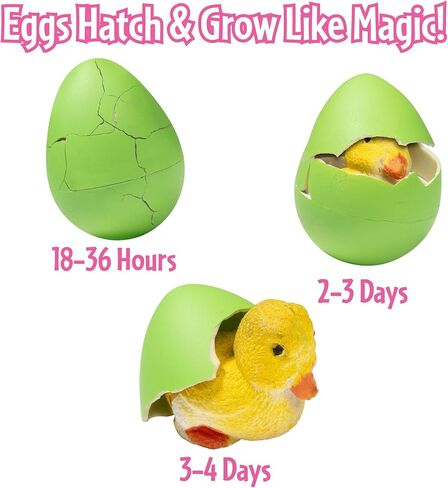 الحيوانات الأليفة تنمو عيد الفصح للحيوانات الأليفة للأطفال- 1 pk- هاتش الحيوانات المفاجئة التي توسع 5-6x في الأرنب- الفرخ أو البط- بديل الحلوى والفتحة سلة- اجعل الخاص بك مطاردة الزبال القادمة مميزة للغاية! in Kuwait