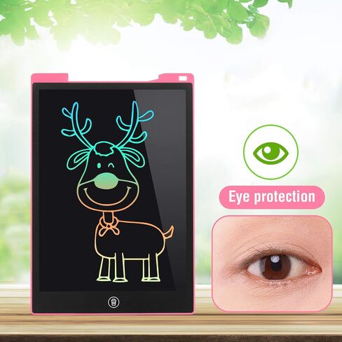 12-Inch LCD Writing Tablet for Kids Doodle Board, Electronic Sketch Drawing Tablet Drawing Pad Activity Games Drawing Board, LEYAOYAO Toddler Travel Learning Toy - Gift for 3-6 Years Old Girl Boy in Saudi Arabia