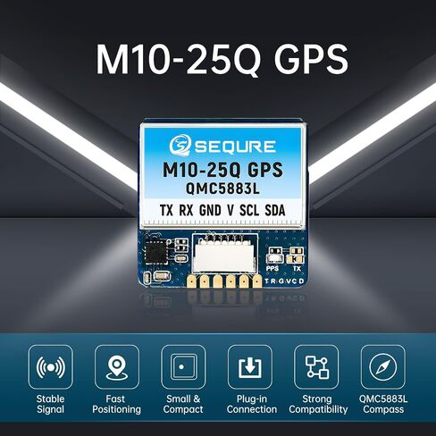 M10-18 Mini FPV GPS Module with Upgraded 10th Generation Chip Ceramic Antenna Fast Satellite Positioning Ubx GPS for FPV Racing Drones More Position Modes in Saudi Arabia