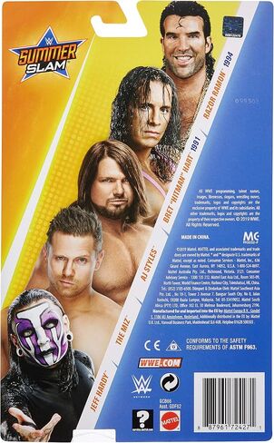 مجسم شخصية WWE SummerSlam Jeff Hardy بمقياس 15.24 سم مع مفصلات وسلسلة تروس حلقية #97 in Kuwait