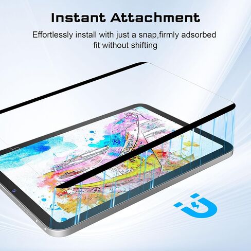 FOJOJO 2 Pack Paper Screen Protector for iPad Air 11 Inch M2 2024,High Sensitive Matte Anti Glare PET Film for Note-Taking, Drawing, Art in Kuwait