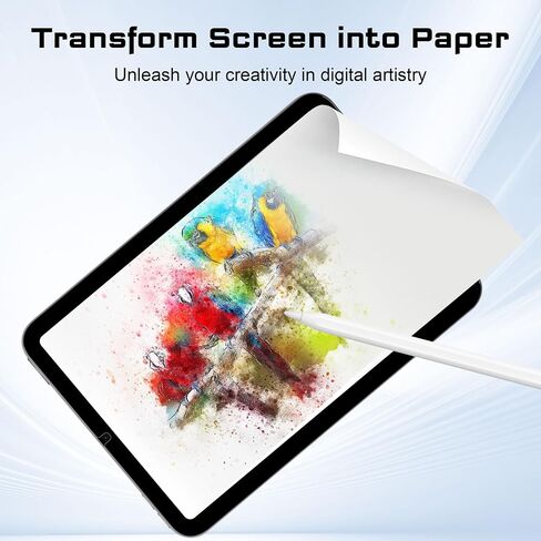 FOJOJO 2 Pack Paper Screen Protector for iPad Air 11 Inch M2 2024,High Sensitive Matte Anti Glare PET Film for Note-Taking, Drawing, Art in Kuwait