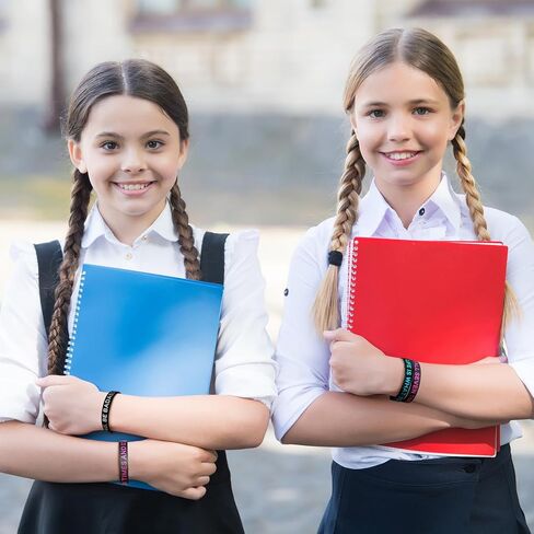 Sumind 100 Pcs Motivational Quote Silicone Wristbands Bulk Colored Inspirational Rubber Bracelets Stretch Unisex Wristbands for Women Men Graduation Gifts, 20 Styles(Bright Colors) in Kuwait