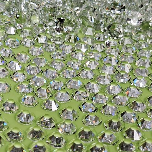 ss10 Transparent Glass Rhinestones Flatback, 50 Gross 2.8 mm Unfoiled Clear Flat Back Crystals Stones for DIY Crafts, Tumblers, Shoes in Saudi Arabia