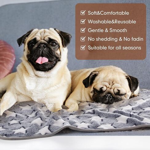 Chumia 40 Pcs Blankets Soft Fluffy Fleece Washable Pet Dog Sleep mat Paw Print Pattern Fleece Blankets for Pets Throw Warm Bed Mat for Dog Puppy Cat(24 x 16 Inch,Brown) in Saudi Arabia