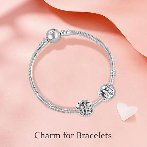 ليتل ميرميد صدف قنديل البحر استرخى سحر المعلقات الخرز للنساء أساور القلائد 925 فضة حُليات المجوهرات هدية in Kuwait