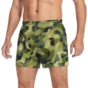 Novelty Boxer Shorts Relaxed Fit Boxers Patriot Men's Underwear S-XXL