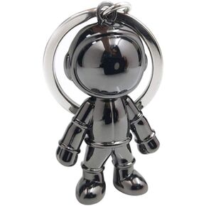 VOSAREA Astronaut Keychain Pendant Creative Space Robot Key Chain Keyring Alloy Astronaut Car Key Holder Gifts