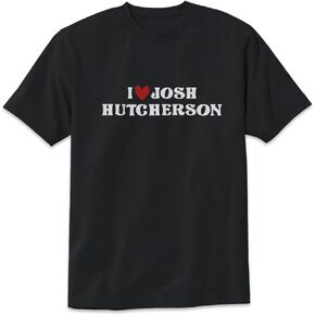 I Love Josh Hutcherson T-Shirt I Heart Josh Hutcherson Unisex Design Tee Short Sleeve Unisex Shirt