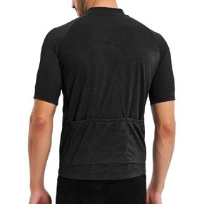 CATENA Men's Cycling Jersey Short Sleeve Shirt Running Top Moisture Wicking Workout Sports T-Shirt