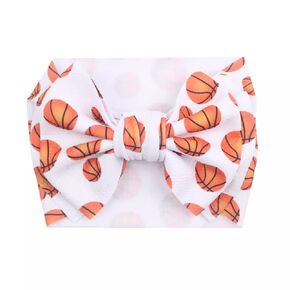 J&J Boutiques Basketball 7" Bow Headwrap - Baby Girls upto 4 years in Kuwait