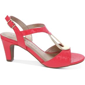 Karen Scott Womens Danee Crocodile Print Open Toe Heels in Kuwait