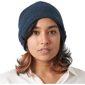 CHARM Organic Cotton Slouchy Beanie - Womens Soft Summer Slouch Chemo Hat