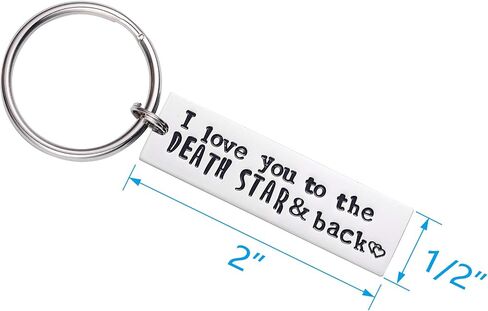 أحبك إلى Death Star وBack Keychain Geekery Fan Sci Fi Geeky Gifts in Kuwait