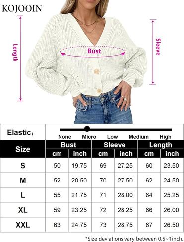 KOJOOIN Fall Women's Crochet Cardigan Lightweight Kimono Long Sleeve Hollow Out Kint Outwear Sweater in Saudi Arabia