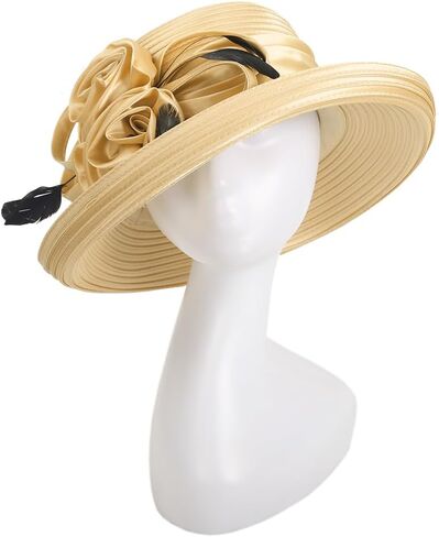 Women Kentucky Derby Church Hat Tea Party Wedding Bucket Hats in Kuwait