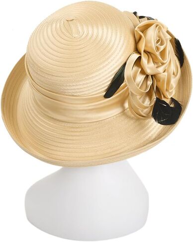 Women Kentucky Derby Church Hat Tea Party Wedding Bucket Hats in Kuwait